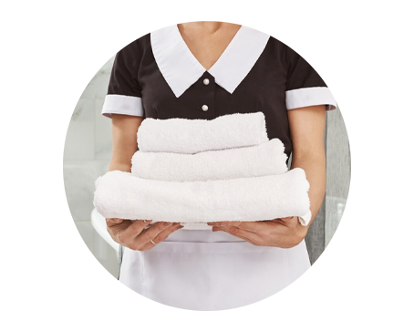 Nous acceptons les draps, couvertures et couettes.